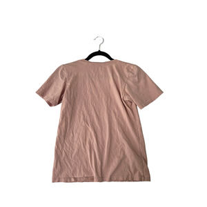 BALDWIN Pink Cotton Short Sleeve Basic T-Shirt Crew Neck Women's Size XS